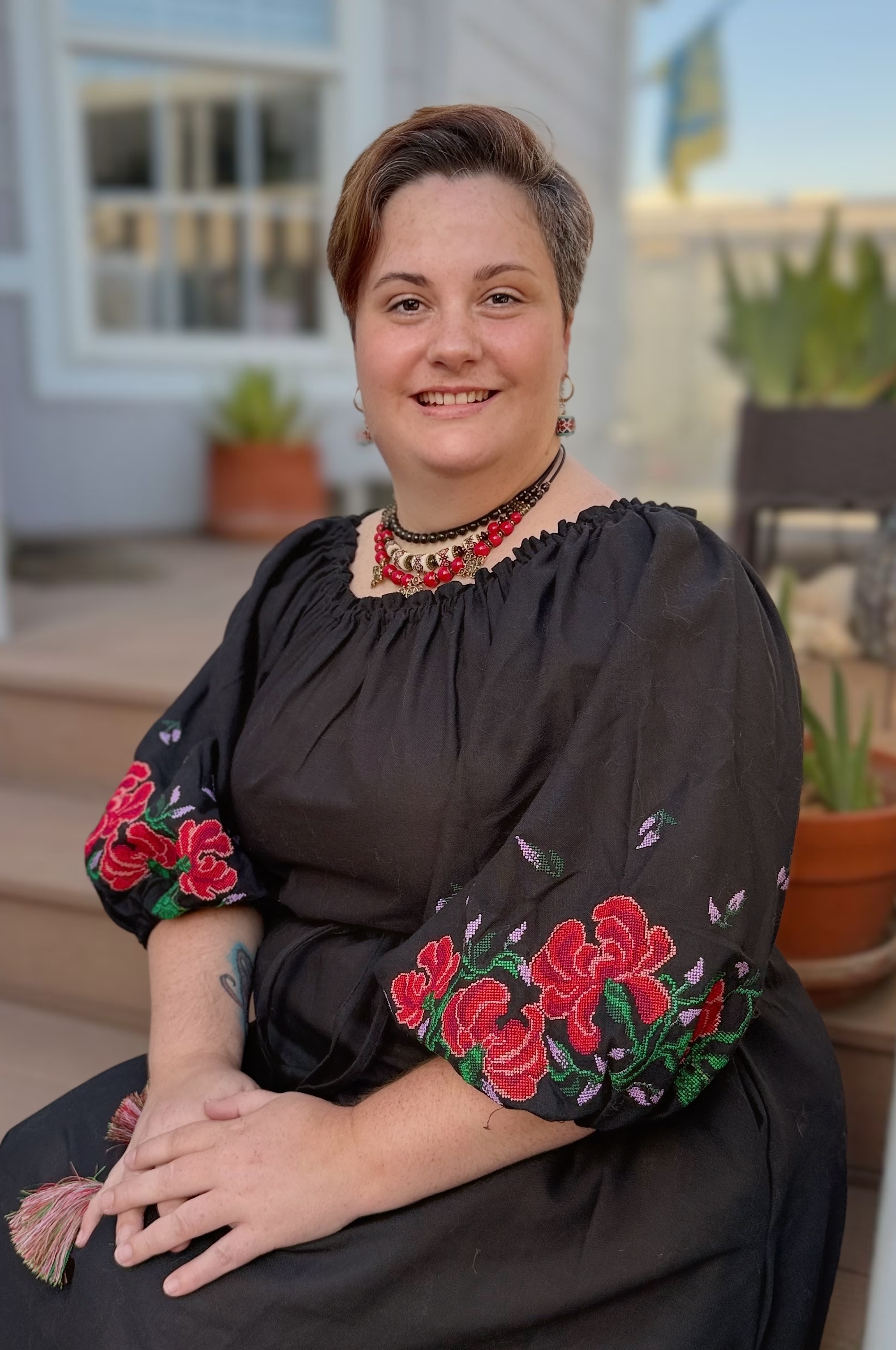 Photo of Maria Prinus on About page